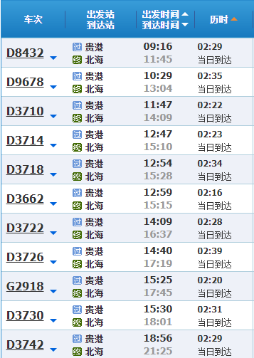 貴港到北海旅游，廣西北海旅行社