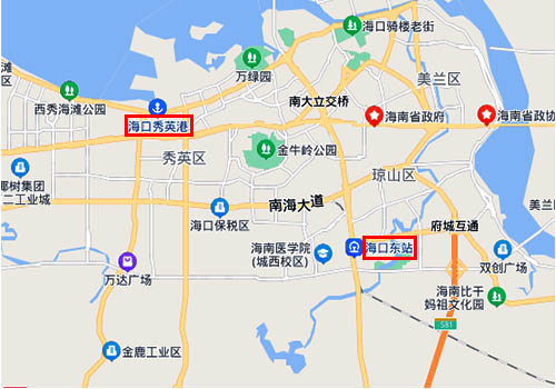 海口東站到秀英港碼頭怎么走 海口東站到秀英港碼頭